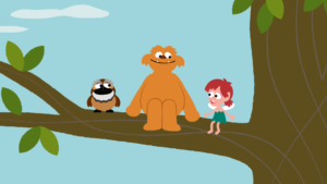 Moe And Friends In Tree