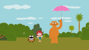 Moe With Umbrella