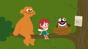 Moe And Friends Sitting In Tree